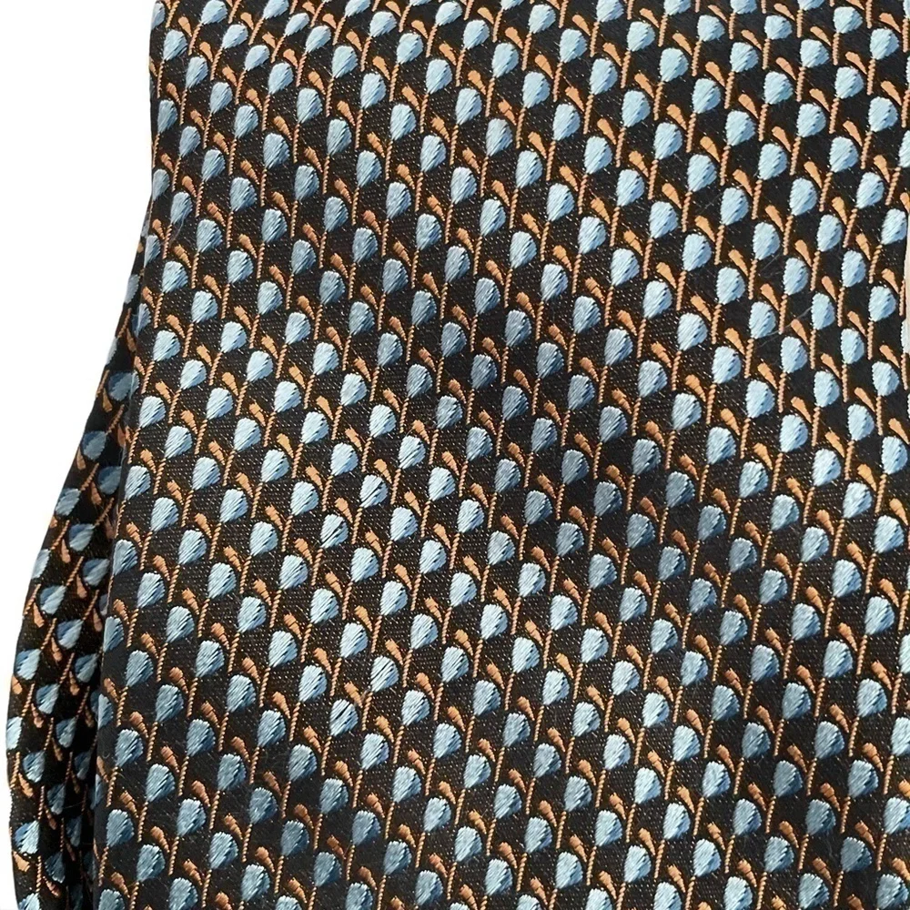 𝅺ermenegildo Zenga Mens Necktie 100% Silk